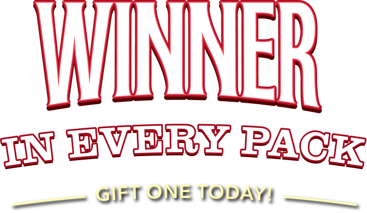 Winner in every pack. Gift one today!