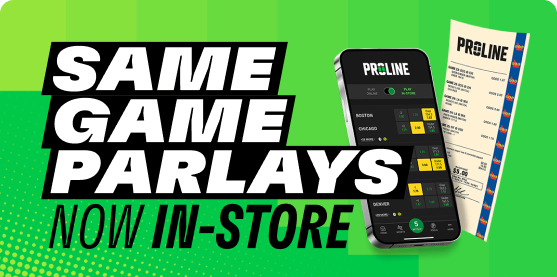 Same Game Parlays Now In-Store.